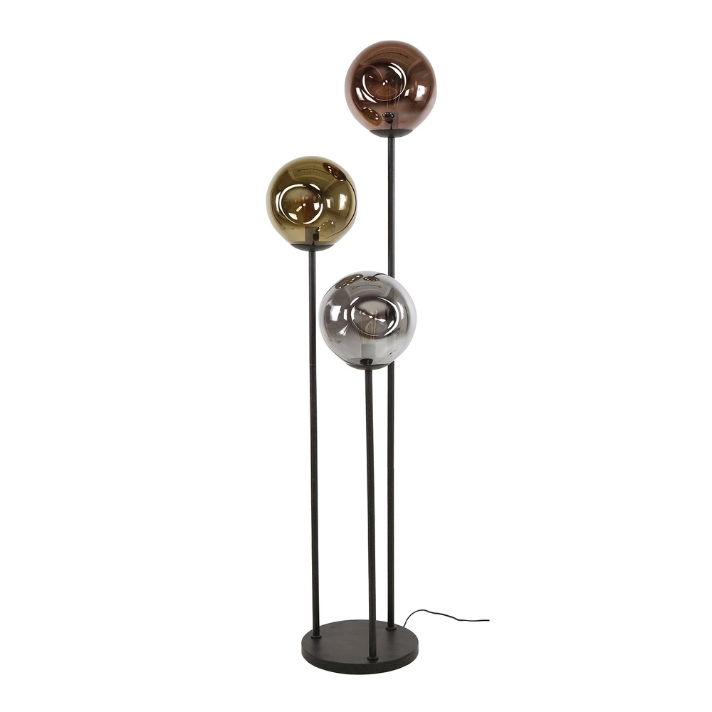 Glass floor lamp Stellar 3-light Lyora 8716803511606