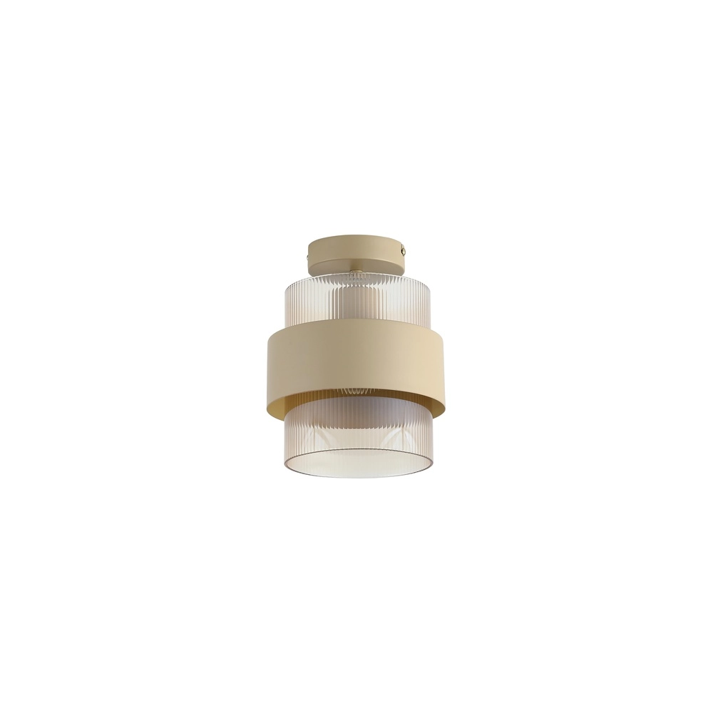 Pendant lamp Royal 1-light sand brown Searchlight 5053423296777