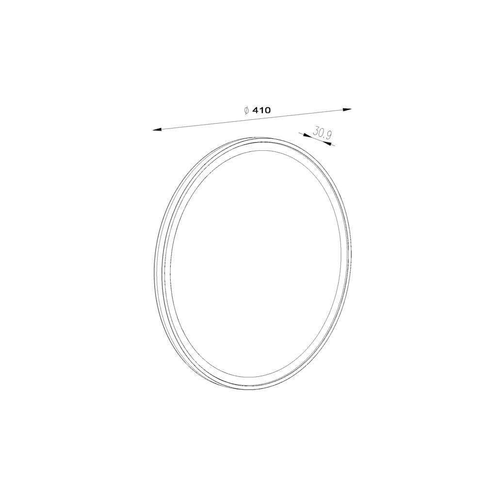 Mirror lamp Vasari Ø 40cm - with LED Lyora 4255805301654