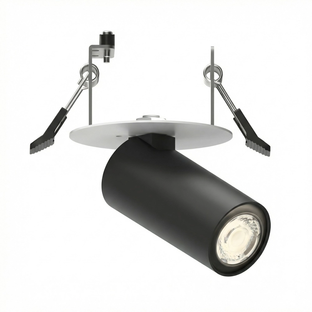 Recessed spotlight Tevo Mini white with black