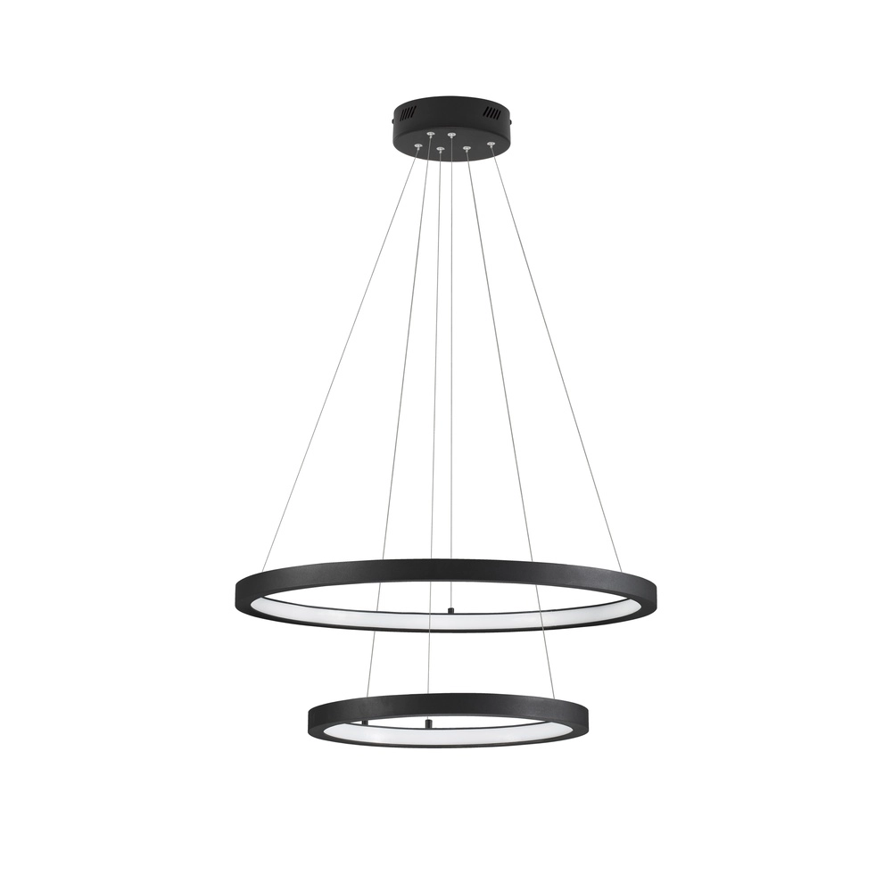 Black pendant lamp Empatia Design double