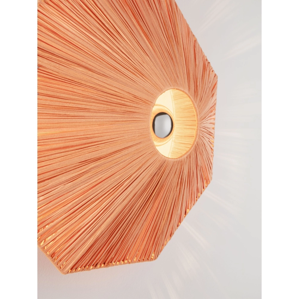 Wall lamp Elvio terracotta Ø 45cm Lyora 5212017493903