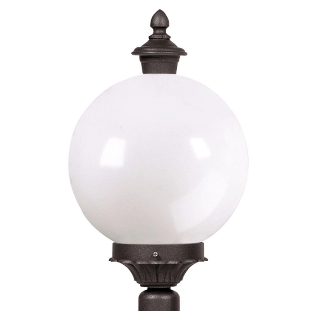 Pathway globe light Madeira 75cm with 25cm ball - black KS Verlichting 8714732715249