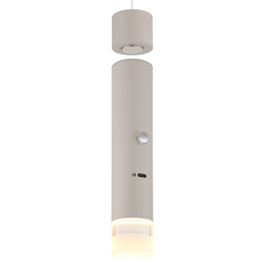 Modern pendant lamp Pelo sand brown Globo 9007371578344