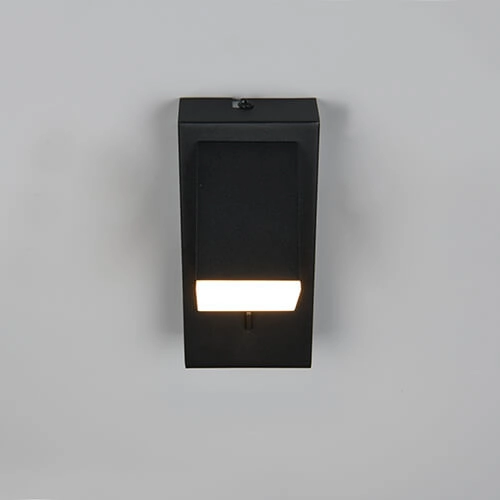 Wall spot black Raglan with switch Trio 4017807614749