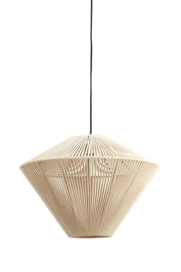 Pendant lamp japandi Felida Ø 56cm cream Light & Living 8717807694364
