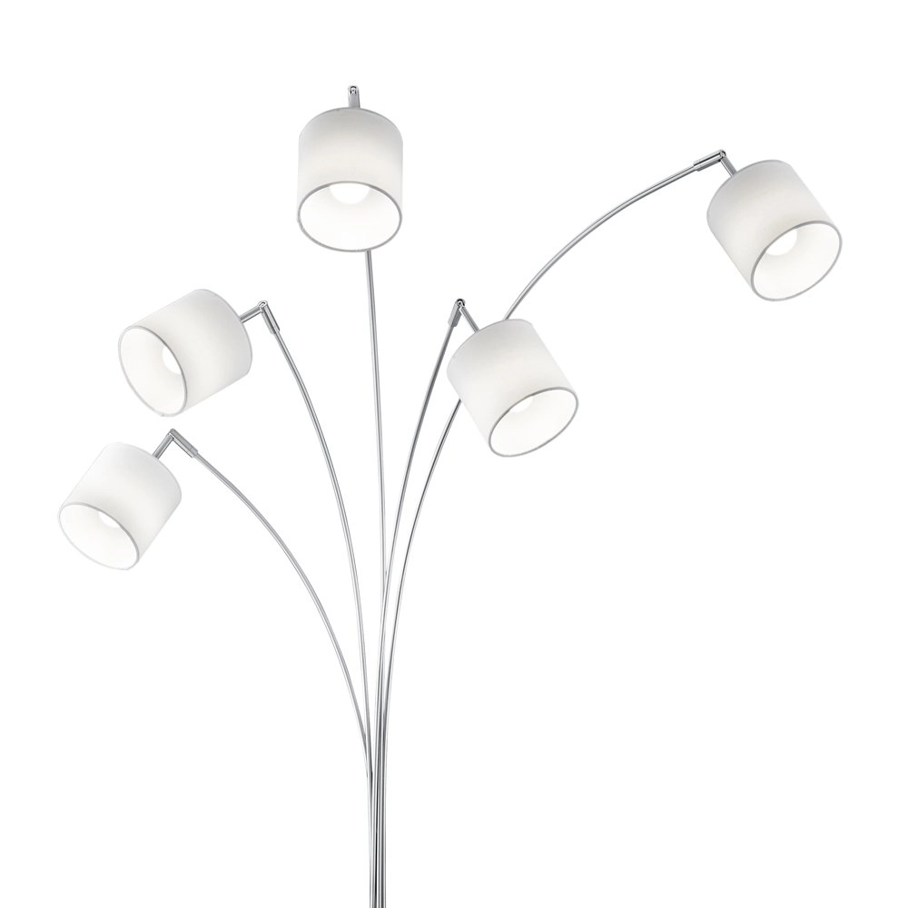 Table lamp shade Tommy 5-light gray Trio 4017807395143