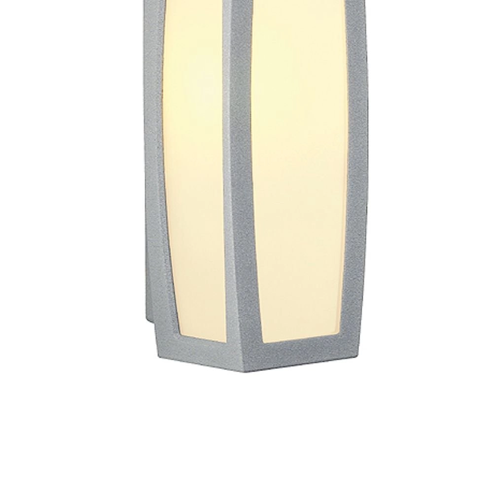 Outdoor lamp Meridian Box silver grey SLV 4024163123884