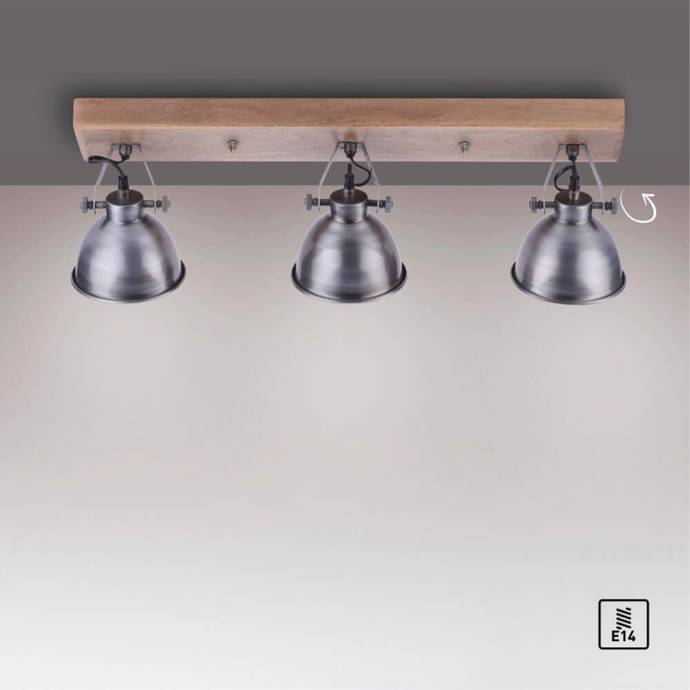 Ceiling lamp Samia 3-light Just Light 4043689957391