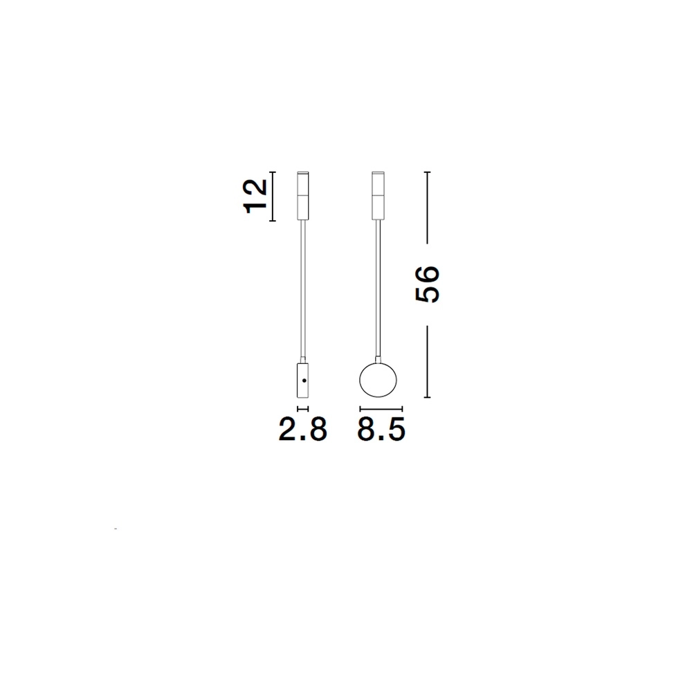 Bedside lamp Sonica white Lyora 5212017454881