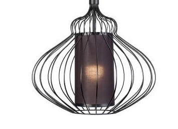 Hand lamp with fabric Abi Ø 41cm Lyora 5903139886697