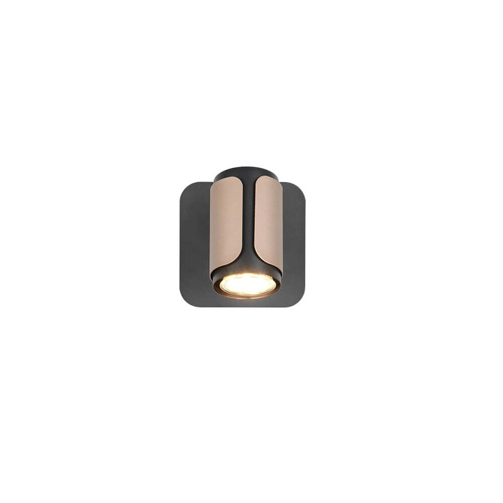 Surface-mounted spot Gillan black with brown Trio 4017807641127