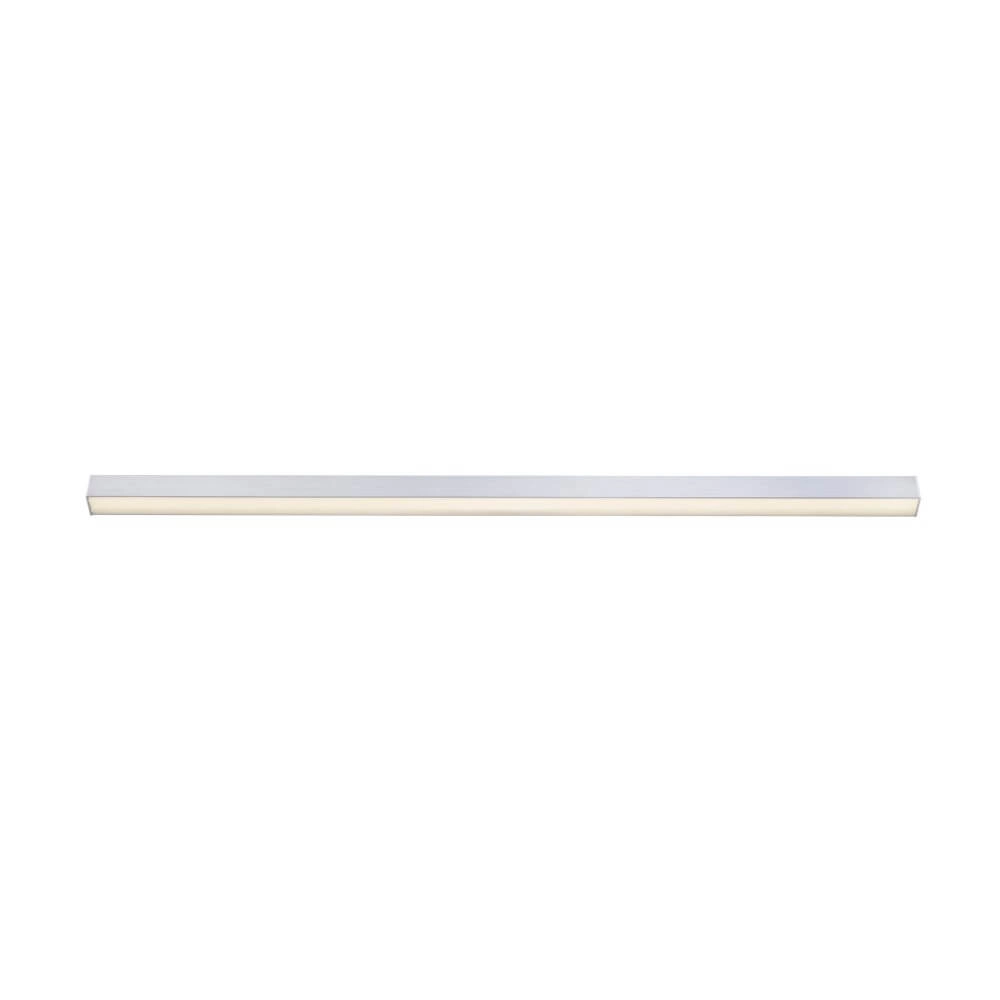Sleek ceiling lamp Pure Lines Straight aluminum Paul Neuhaus 4012248357897