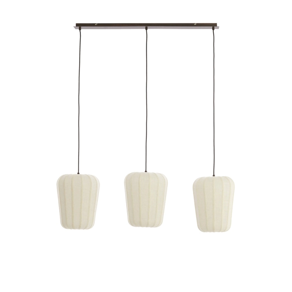 Japandi pendant lamp Bibury 3-lcihts