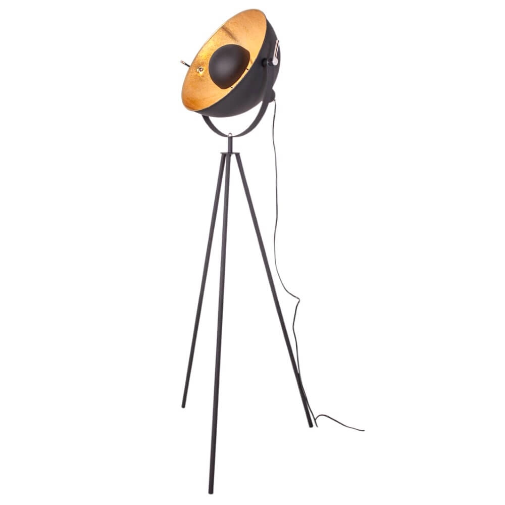 Standing lamp Captain matt black 145cm