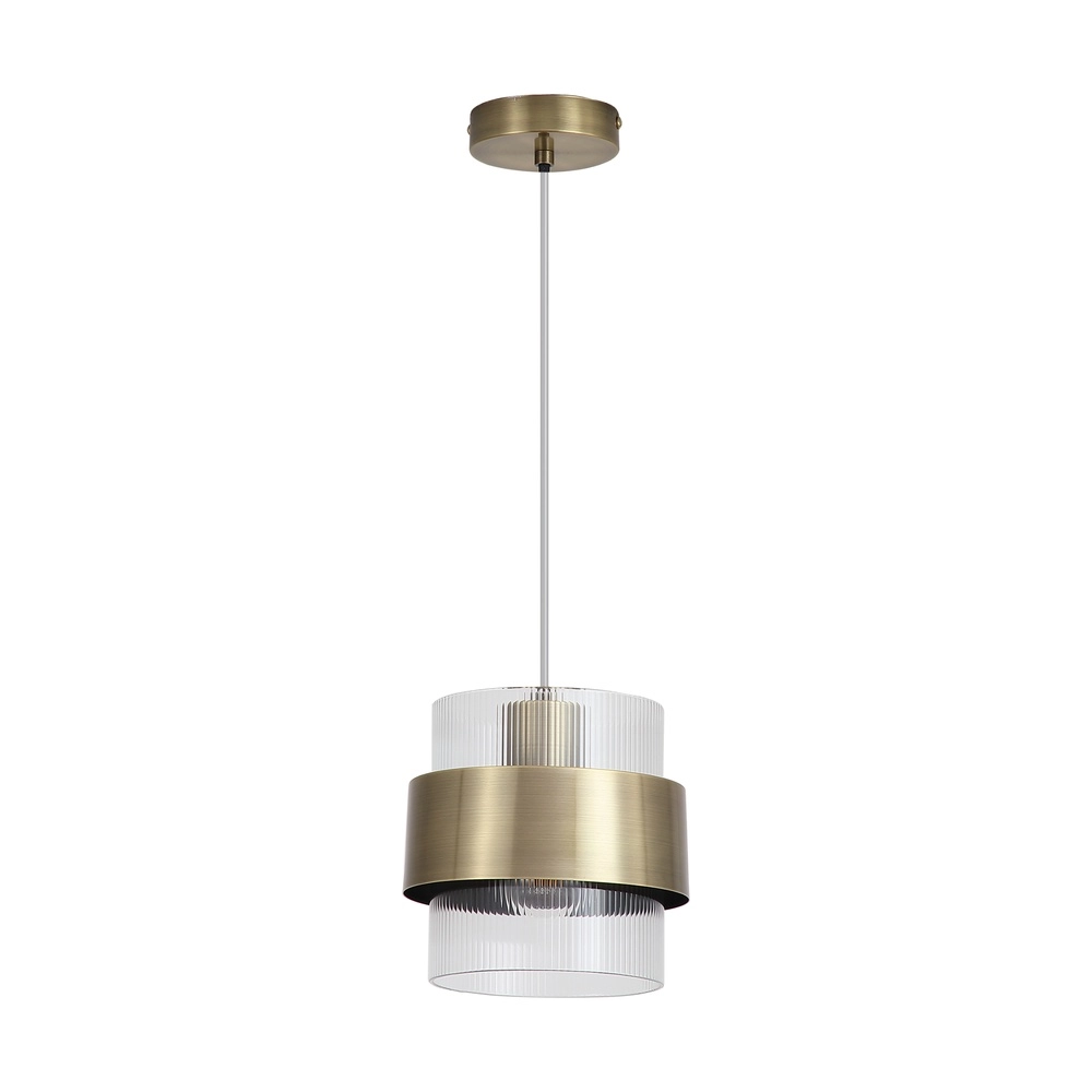 Pendant lamp Royal 1-light antique brass