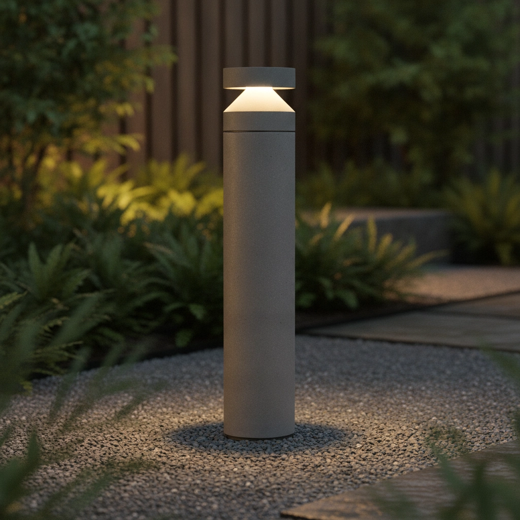 Sleek garden lamp Navy Tongue row 99.5cm