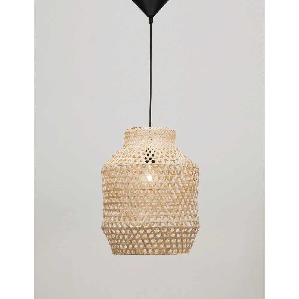 Rattan pendant lamp Mia Ø 35cm
