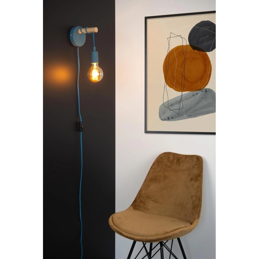 Wall lamp Pola blue Lucide 5411212082930