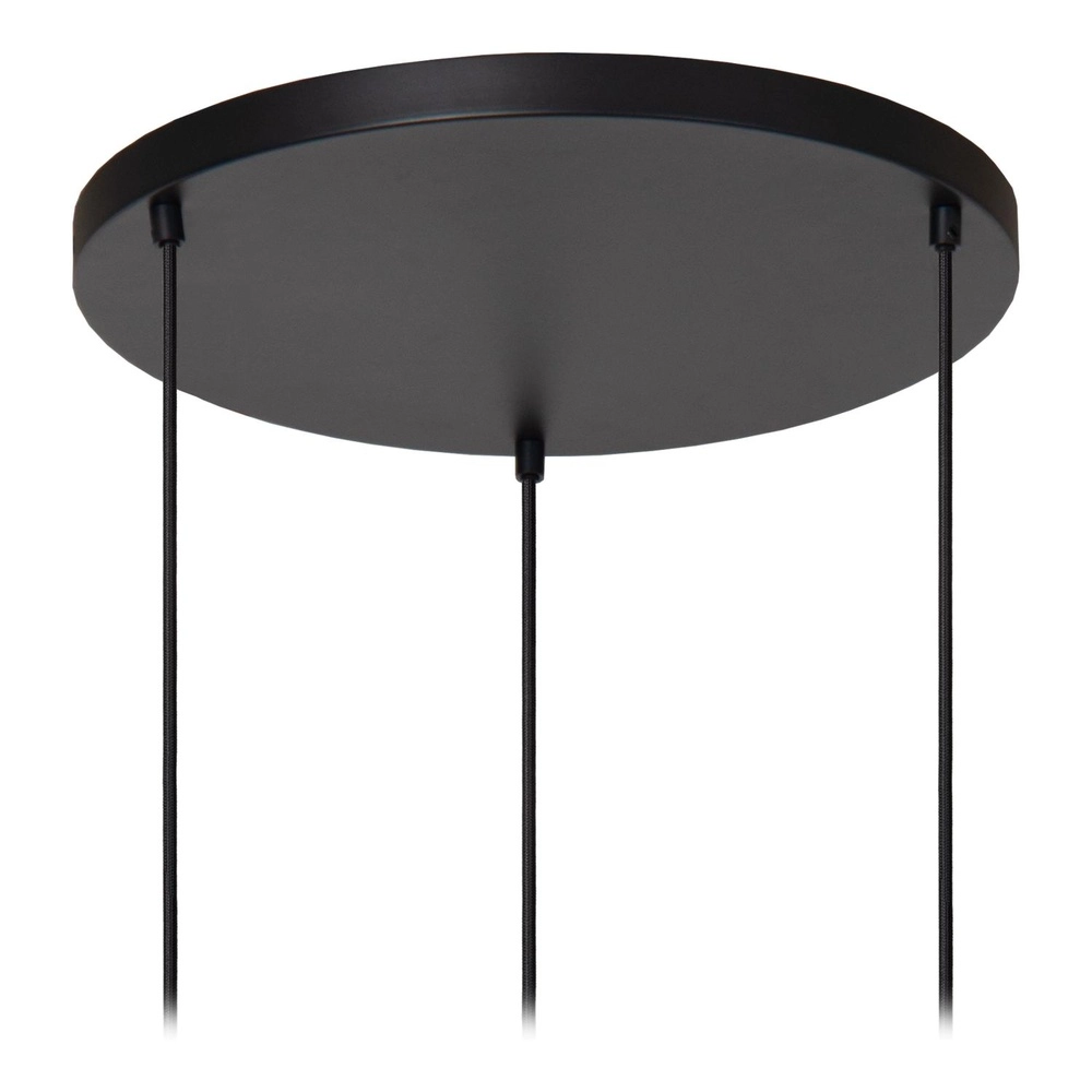 Pendant lamp Thuline Wood look 3-light Lucide 5411212051806