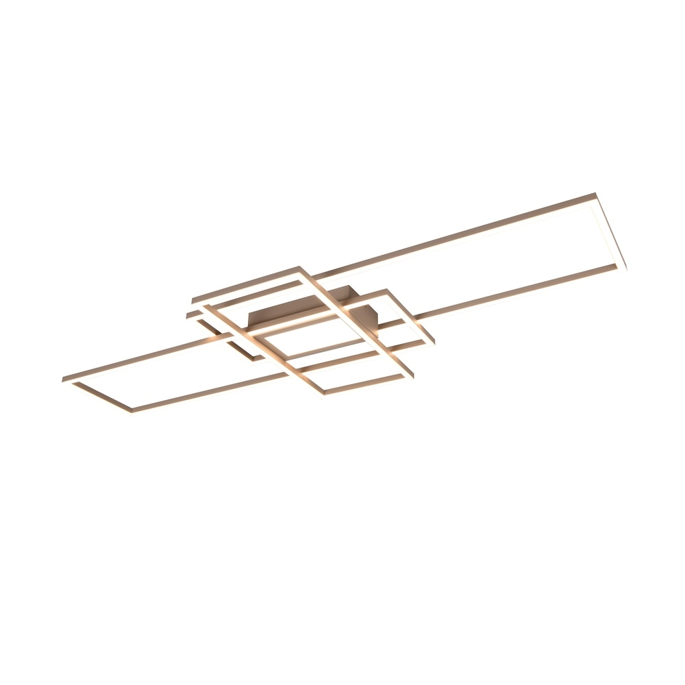 Modern ceiling lamp Irvine sand brown