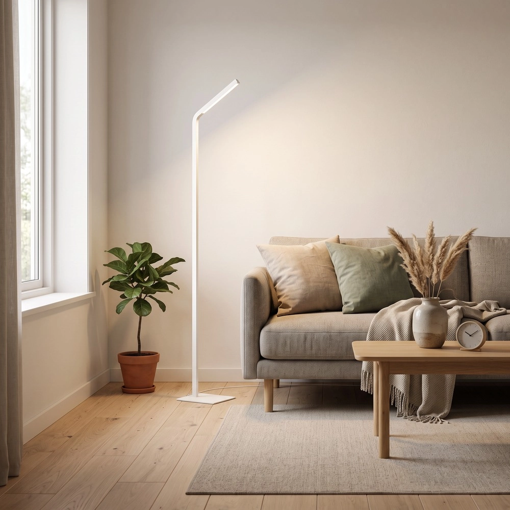 Design floor lamp Mirante white