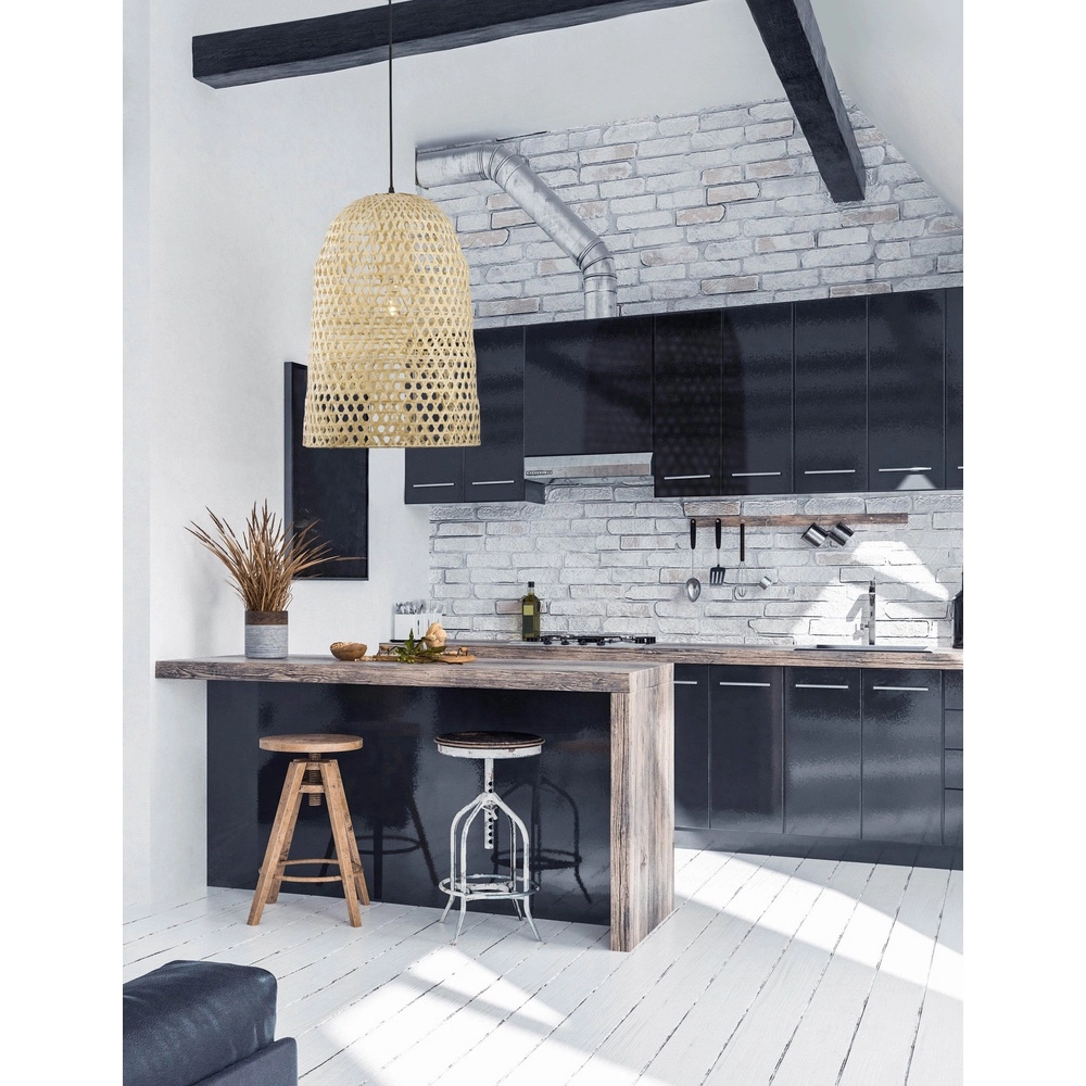 Pendant lamp Aurora rattan Ø 40.5cm Lyora 5212017416551