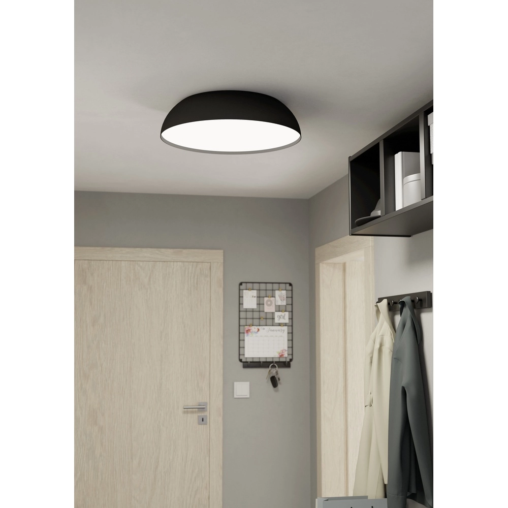 Zigbee ceiling lamp Tollos-Z Ø 55cm - black Eglo 9008606243808