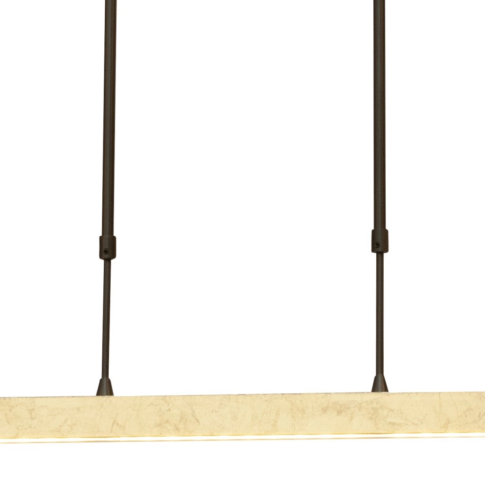 Black hanging lamp Real 3 130cm with gold Masterlight 8718121214320
