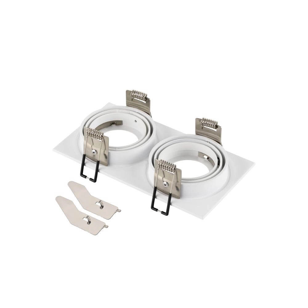 White recessed ring New Tria 155 rectangular SLV 4024163291491