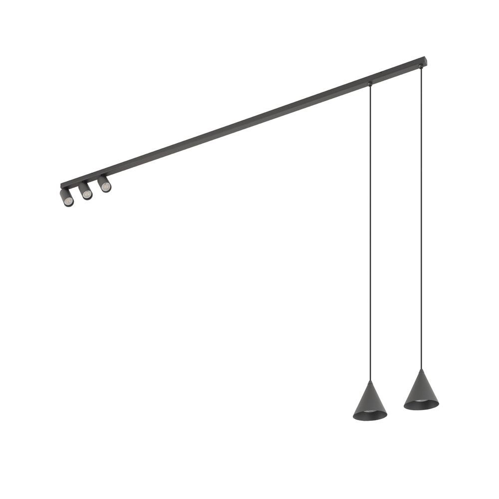 Ceiling and pendant lamp Fourty Umbra Grey
