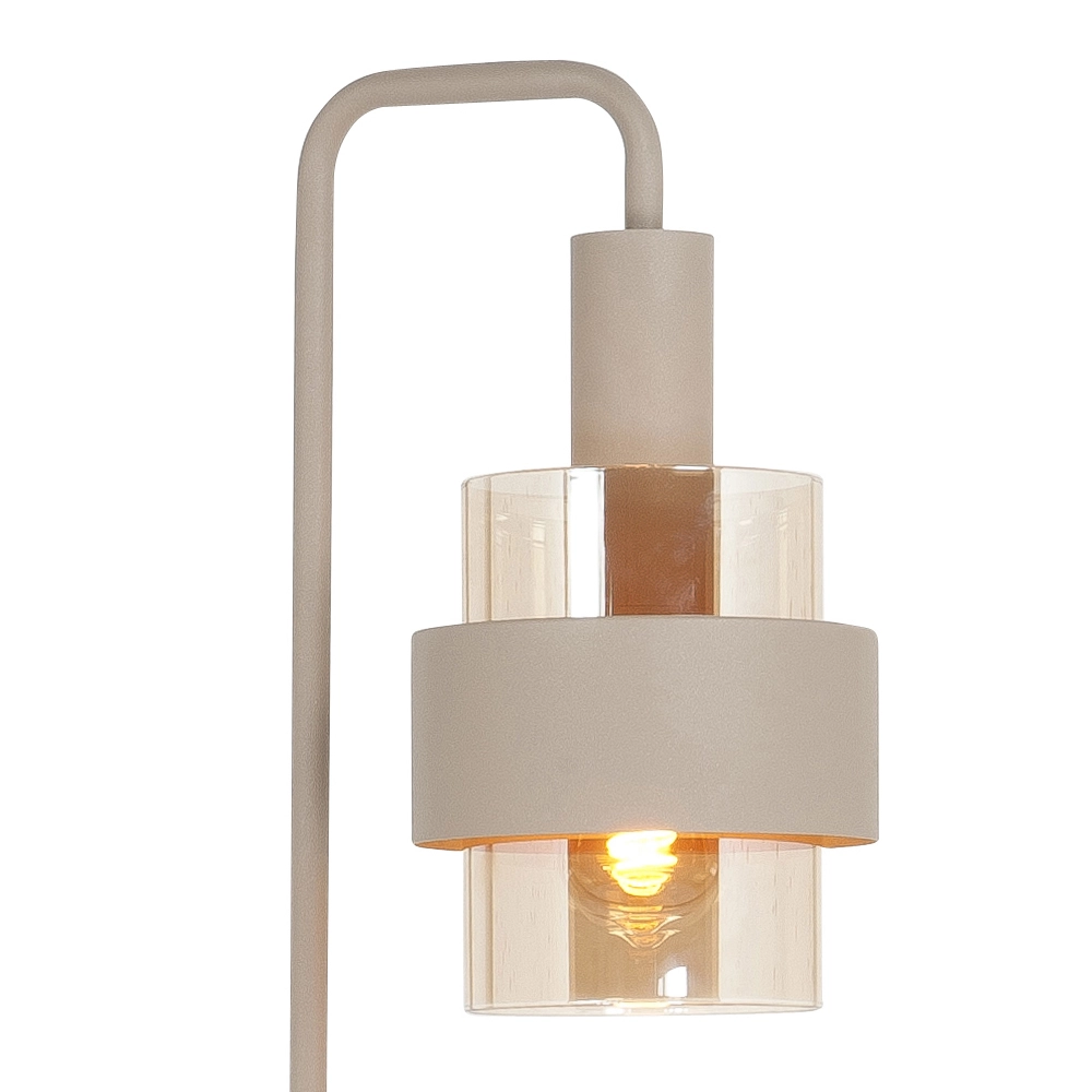 Trendy floor lamp Marrone Sand with glass Highlight 8718379051739