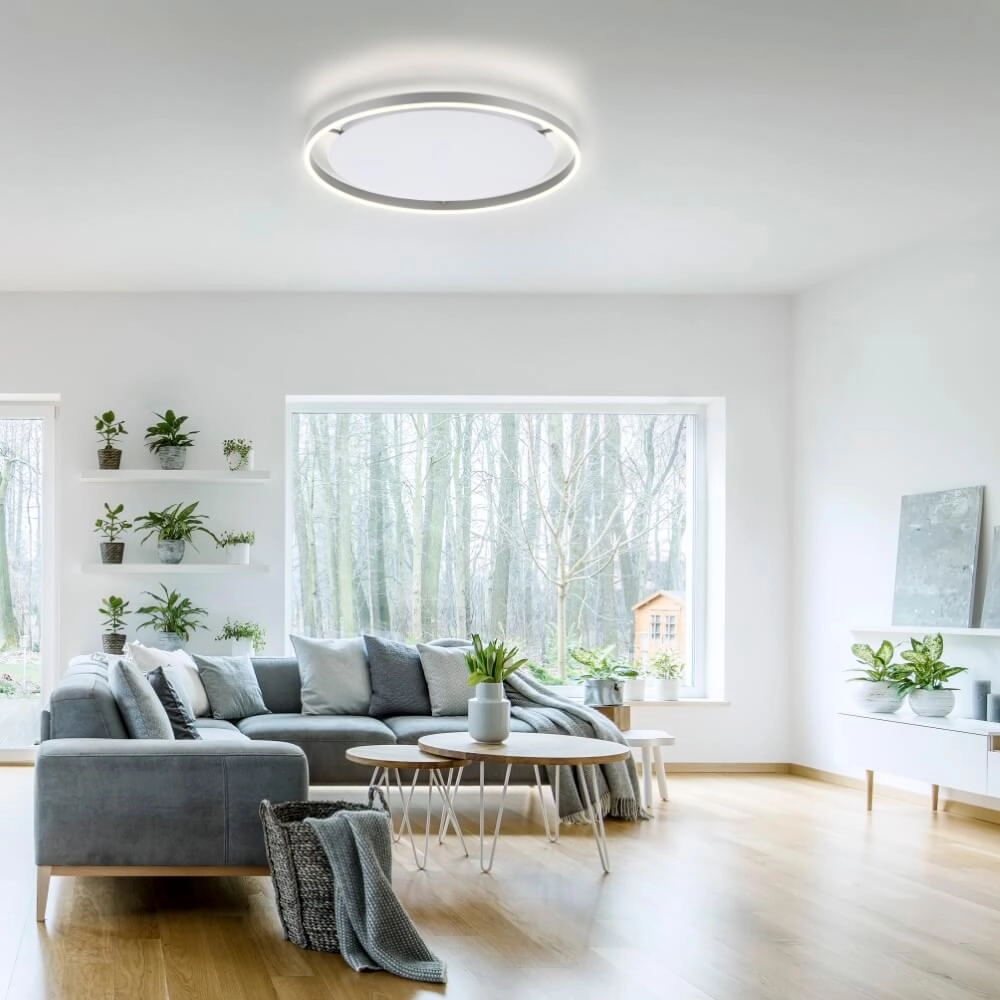 Ceiling lamp Ritus aluminium Ø 58.5cm Just Light 4043689983475