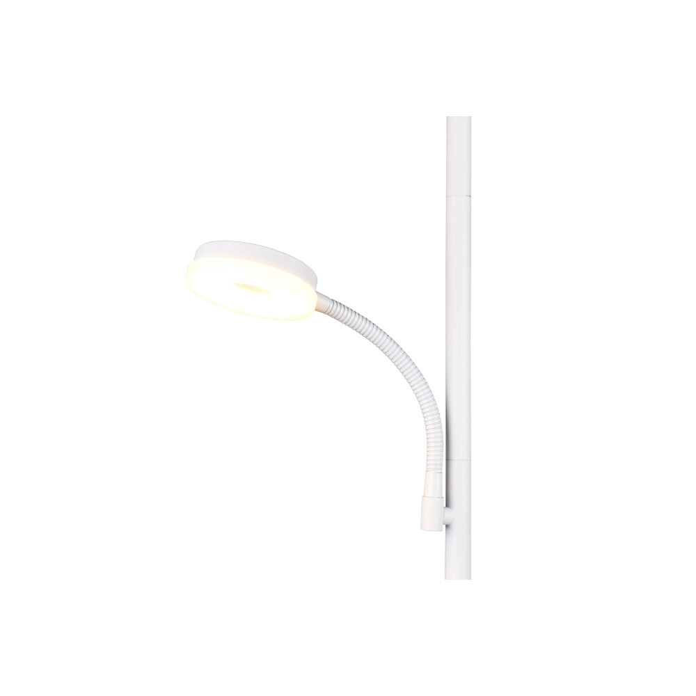 Floor lamp Specter white with reading lamp Trio 4017807612301