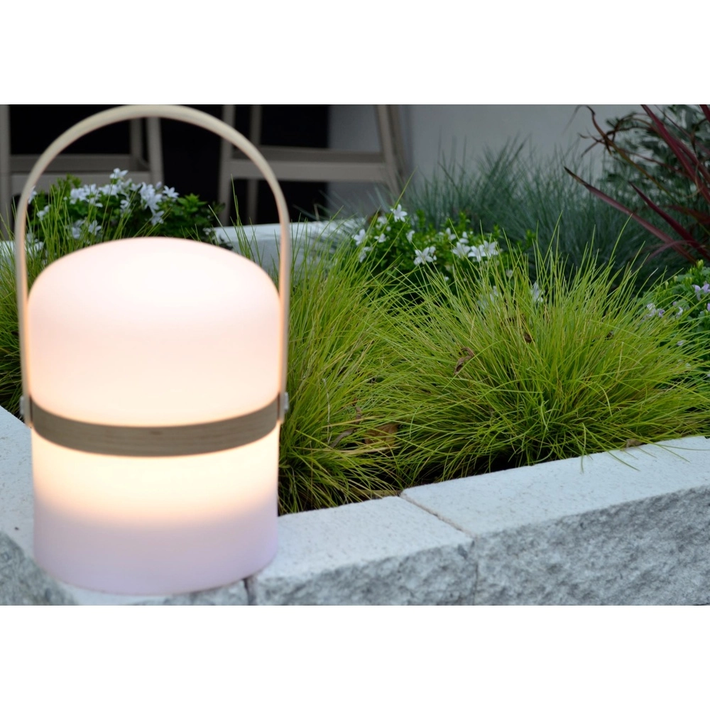 Rechargeable table lamp Joe IP44 white Lucide 5411212061201