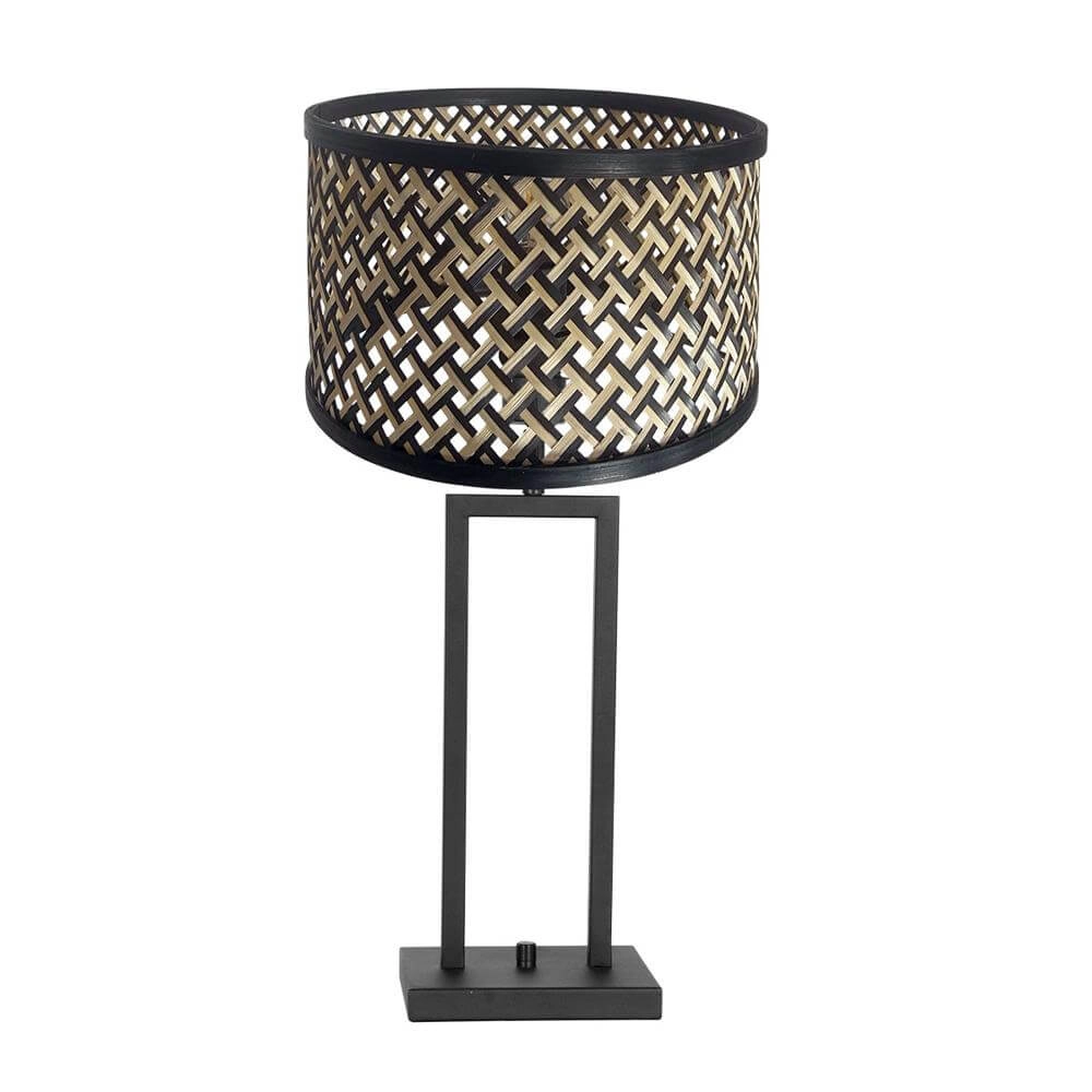 Table lamp Stang black with bamboo Steinhauer 8712746172027