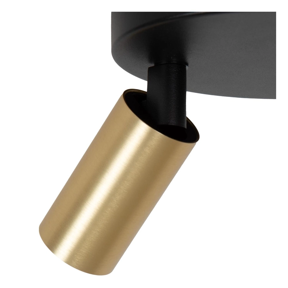 Ceiling spotlight Ritmo mini GU10 3-light gold Lucide 5411212094018