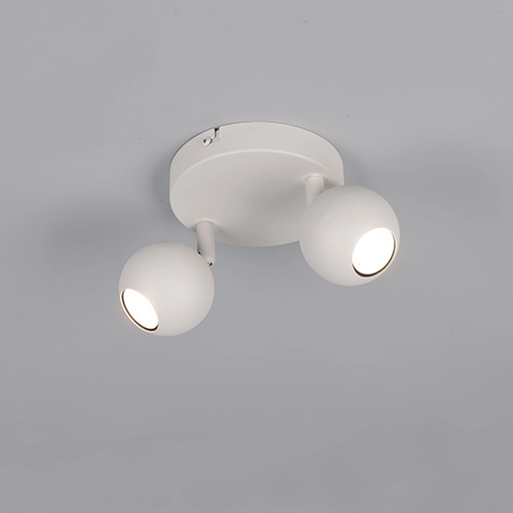 Surface-mounted spot Enaro 2-light grey