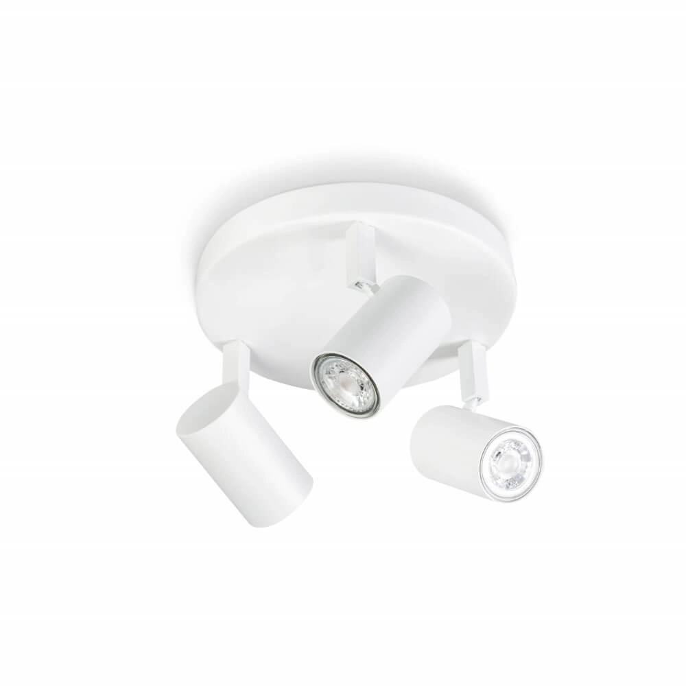 3-light surface-mounted spotlight The Common white