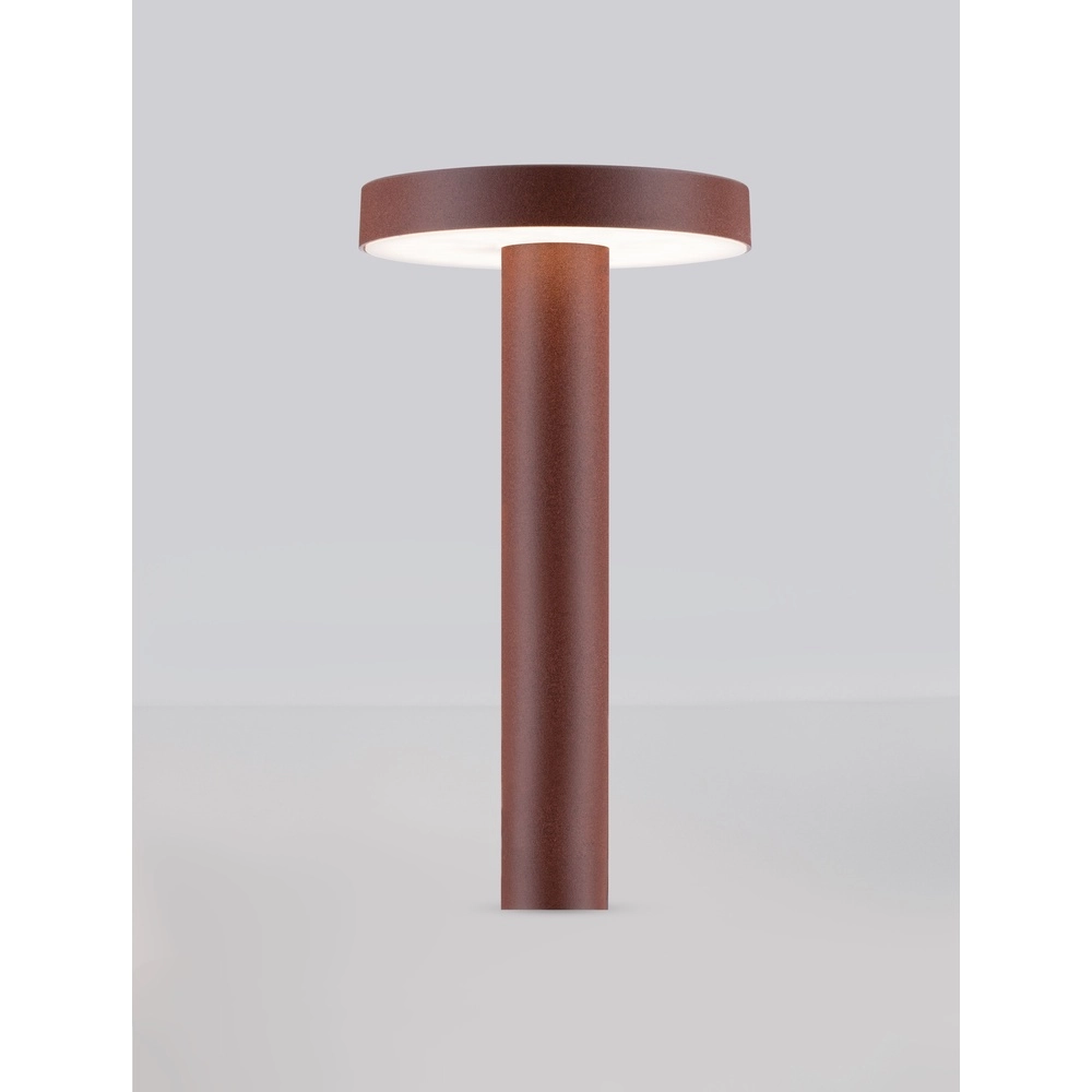 Garden lamp Mood 20cm rust brown