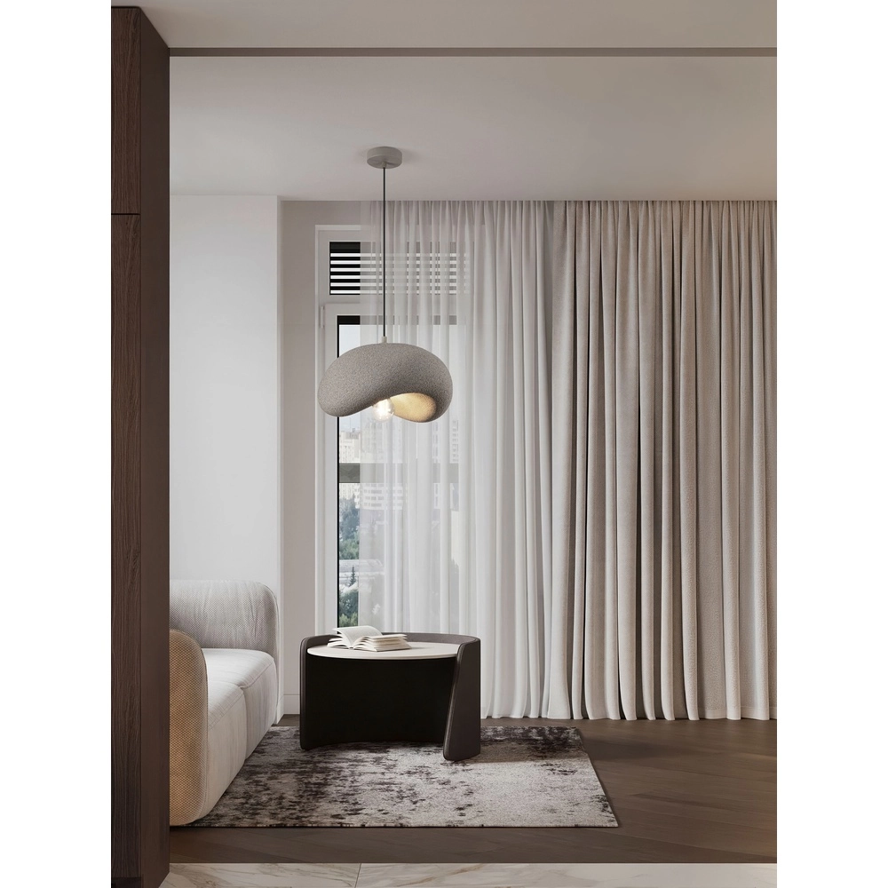 Modern pendant lamp Bambel grey