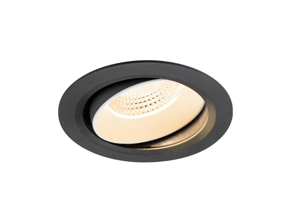 Recessed spotlight Numinos Move XL black/white 2700K - 55deg SLV 4024163307758