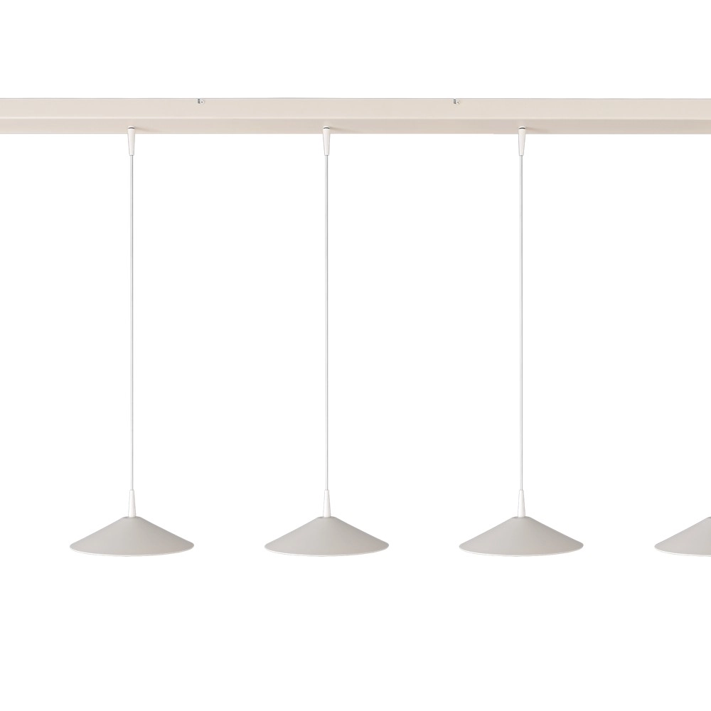 5-light pendant lamp Ceppo white Ø 22cm Masterlight 8718121358604