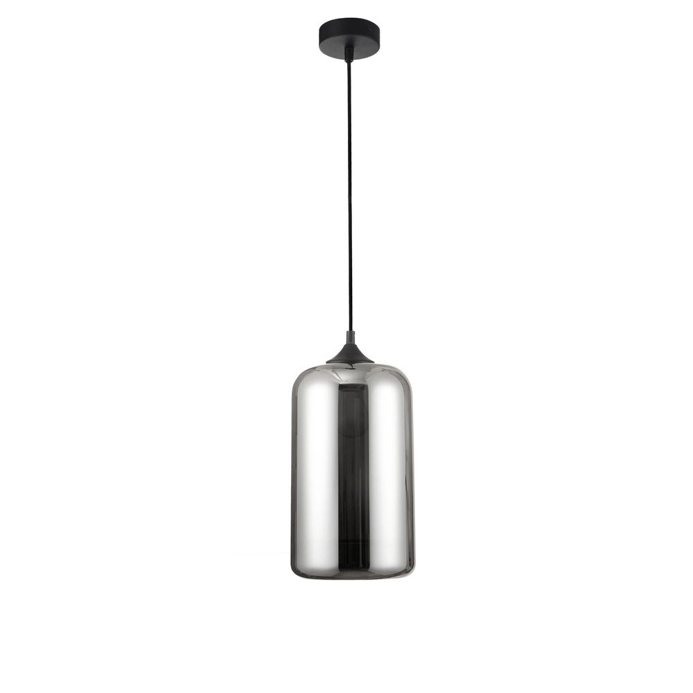 Pendant lamp Savaz chrome glass Ø 17.5 x 29.8cm Lyora 5212017421258