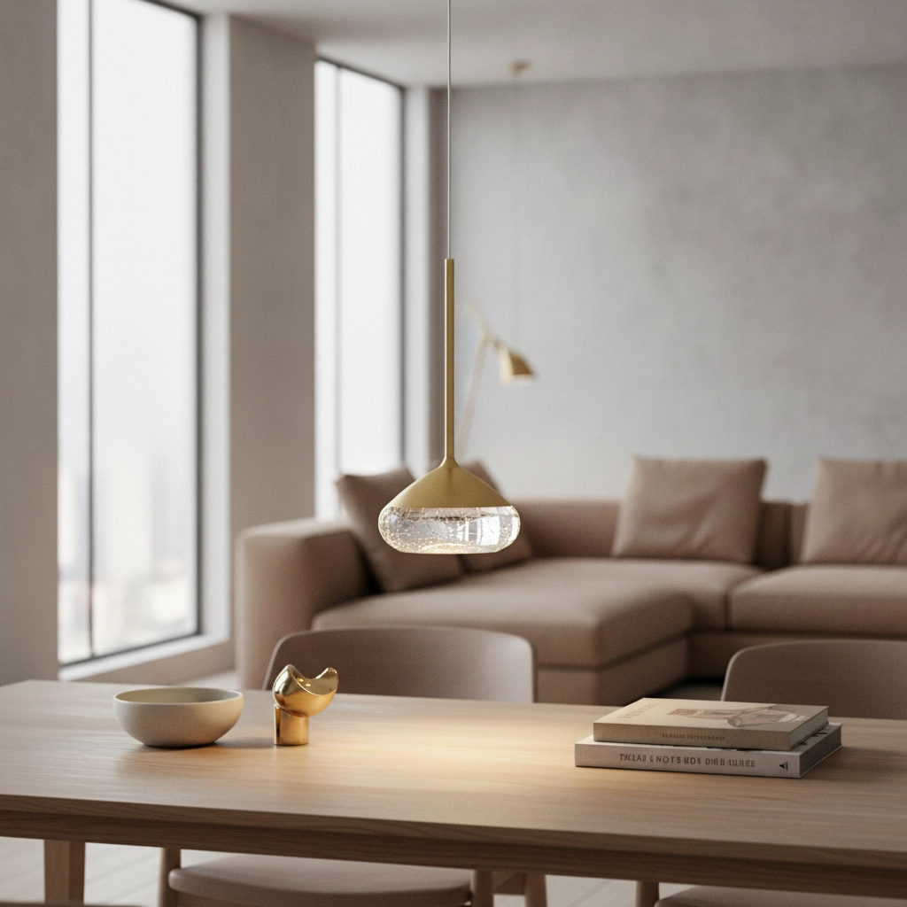 Design pendant lamp Phoenix gold Ø 11.6cm