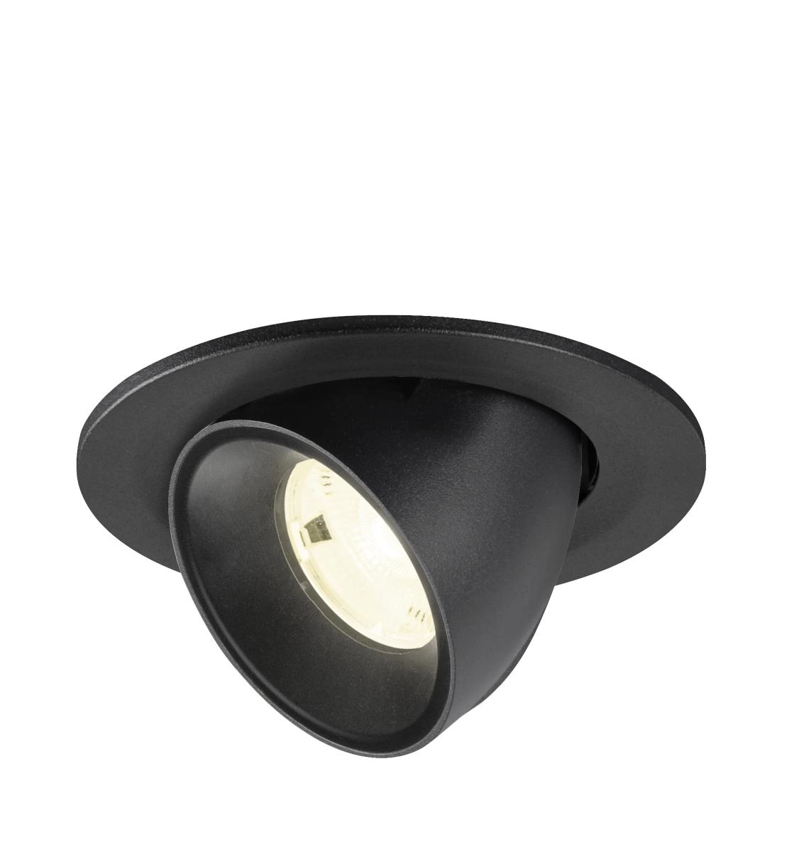 Recessed spotlight Numinos Gimble S black 4000K - 20deg