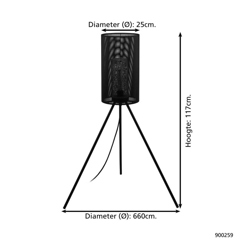 Tripod outdoor lamp Ladunara Eglo 9008606232499