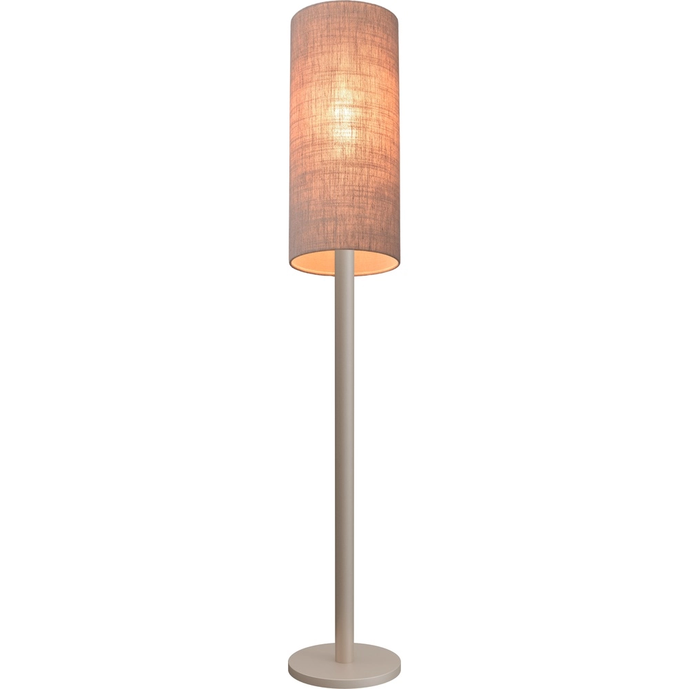 Floor lamp Lisbourg beige terra with beige grey shade