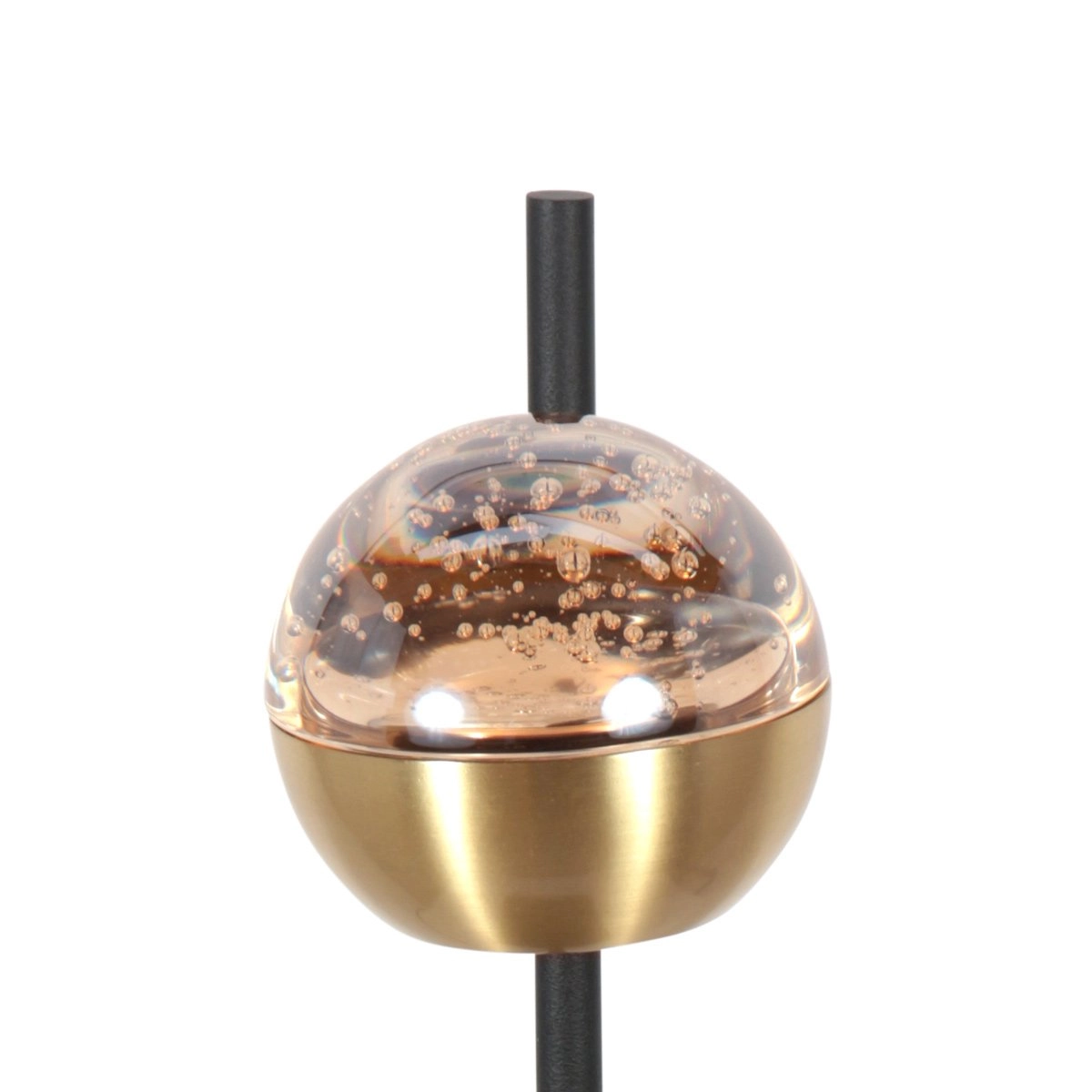 Led desk lamp Belluno brass with black - dimmable Steinhauer 8712746183955