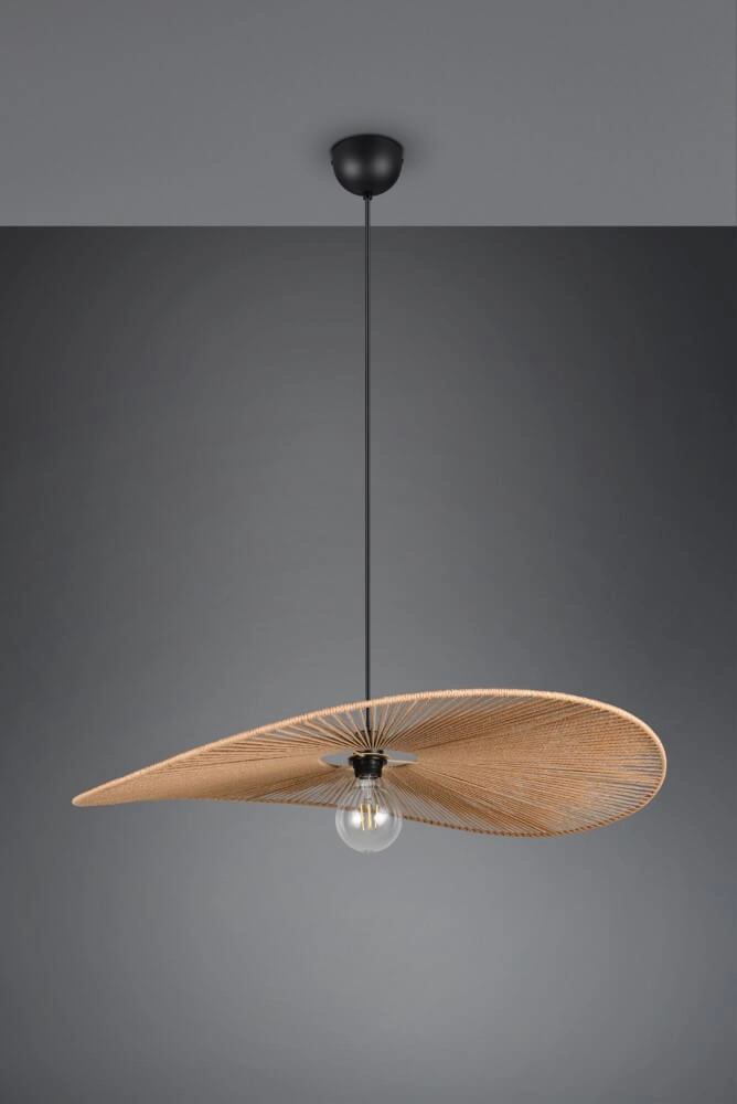 Large japandi pendant lamp Laurine Ø 78cm Trio 4017807637632